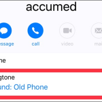iPhone Home Contacts Ring Tone Customized DONE