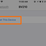 iPhone Settings Bluetooth Device Other Info Button Forger Device