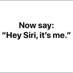 iPhone Settings Siri & Search Say Siri Its Me