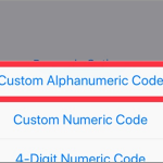 iPhone Settings Touch ID & Passcode Set Passcode Custom Alphanumeric Code