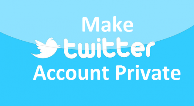 make twitter account private