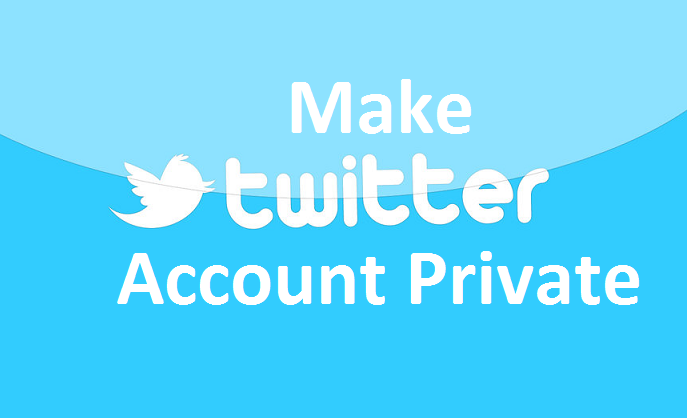 make twitter account private