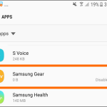 s7 Settings Apps – App Disabled