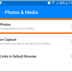 Android Messenger Profile Photos and Media Save Photos
