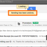 Gmail Message Sent Sending Undone