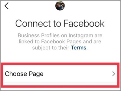 Connect facebook to instagram