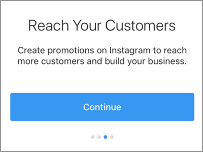 Instagram Account Settings Switch to Business Profile Continue2