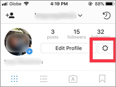 Instagram Account Settings