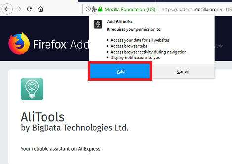 install firefox extensions