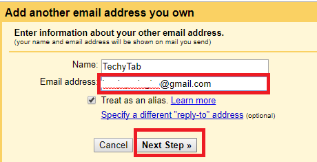 setup Gmail with Aliases