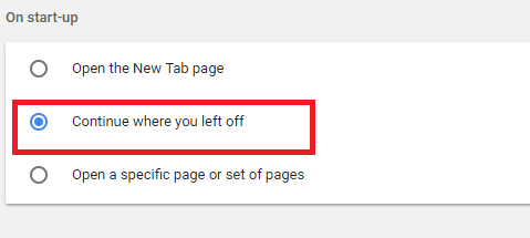 how to restore pages on google