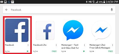 update facebook App on Android