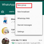 create a group on whatsapp