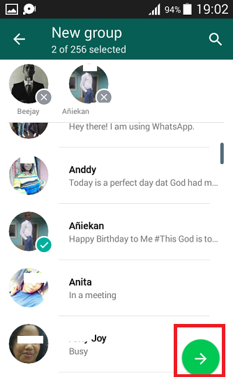 how to create a group on WhatsApp