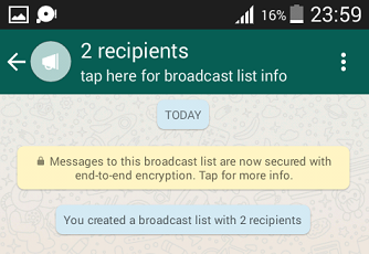 Create A Broadcast List On WhatsApp