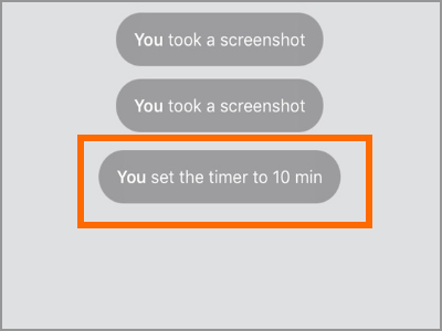 Viber Secret Chats Timer Set