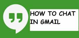 CHAT IN GMAIL