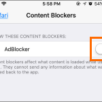 iPhone Home Settings Safari Content Blocker Swotch