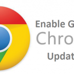 enable Google Chrome updates