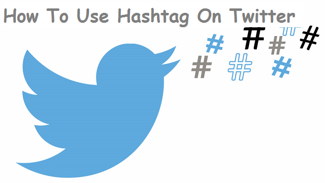 use hashtag on twitter