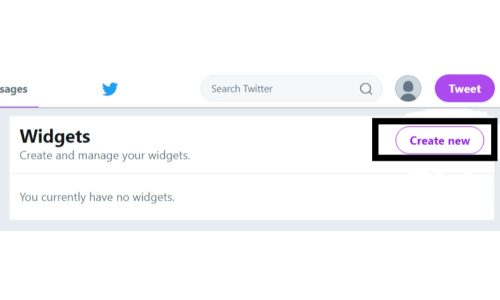 twitter feed on website