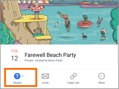 Android Facebook Menu Events Choose Event Maybe Done
