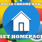 Google Chrome How to Set Home Page