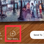 Instagram Camera Button Your Story