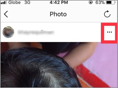 Instagram Posts More Option