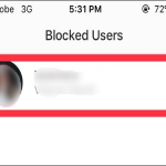 Instagram Profile Settings Blocked Users List