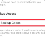 Instagram Settings Two-Factor Get Backup Codes