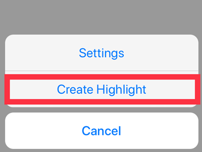 Instragram Profile Archive List More Button Create Highlight