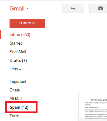 Delete All Spam Mails In Gmail