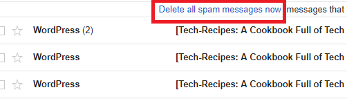 Delete All Spam Mails In Gmail