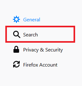 change firefox search engine