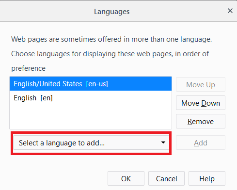 How To Change Firefox Language