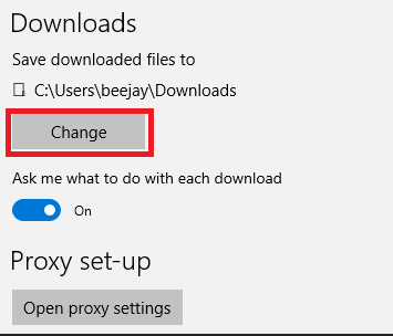 how to change microsoft edge download location