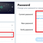 reset twitter password