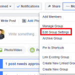 change facebook group name