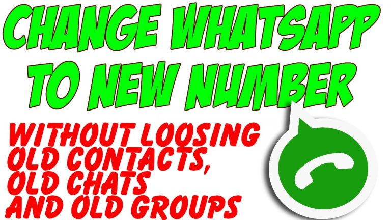 Know How to Change your mobile number on WhatsApp
