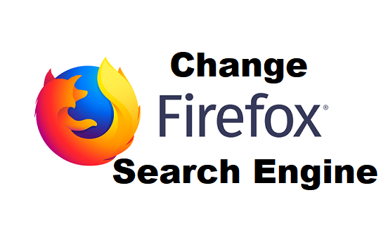 change firefox search engine