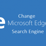 how to change microsoft edge search engine