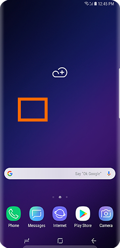 Galaxy S9 Empty Space on Home Screen