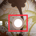 Instagram Direct Message icon Choose Recipient Camera button