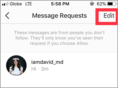 instagram edit message requests - why wont instagram let me request to follow someone