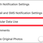 Instagram Settings Cellular Data Use
