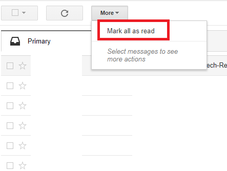 Mark All Emails As Read On Gmail