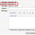 Set Out Of Office Reply For Gmail