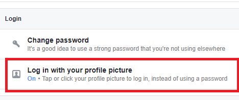 Login With Profile Picture On Facebook