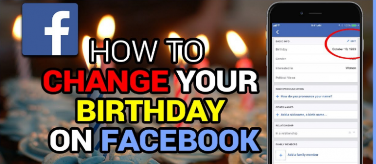 How to Change Your Birthday on Facebook